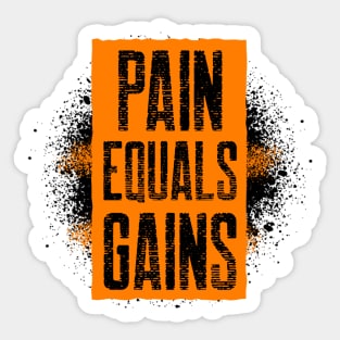 Cool Gym Motivational Quote For Weightlifters or bodybuilders Sticker